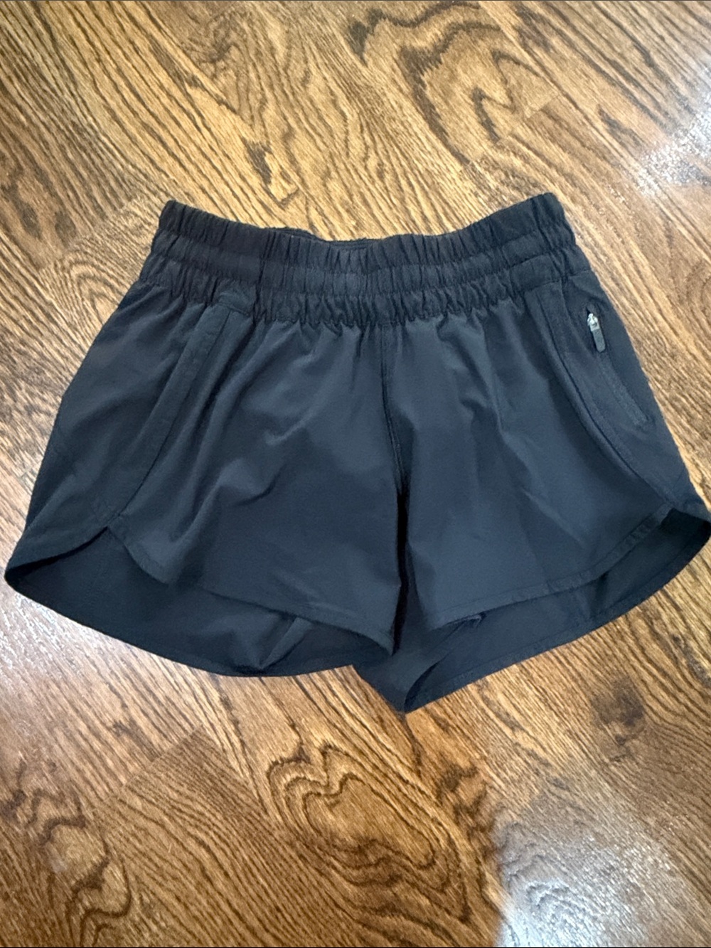 lululemon athletica Black Athletic Shorts with Elastic Waist